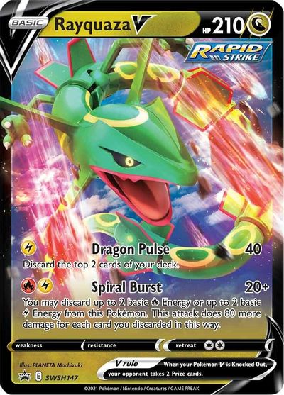 Rayquaza V (SWSH147) [Sword & Shield: Black Star Promos] | Tables and Towers