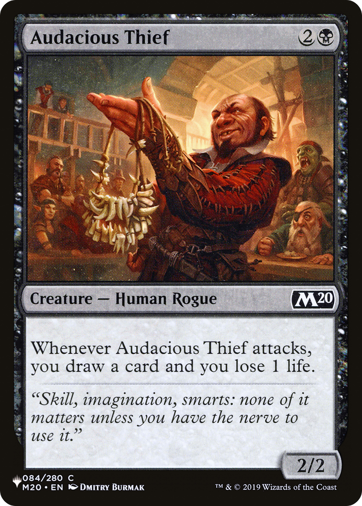 Audacious Thief [The List Reprints] | Tables and Towers