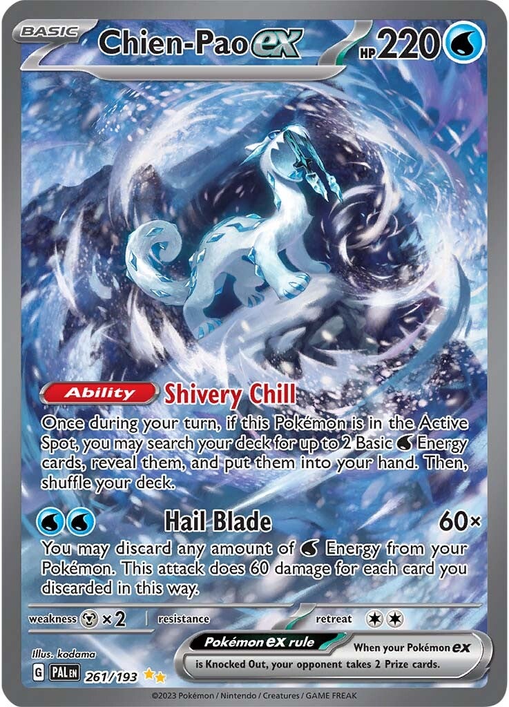 Chien-Pao ex (261/193) [Scarlet & Violet: Paldea Evolved] | Tables and Towers