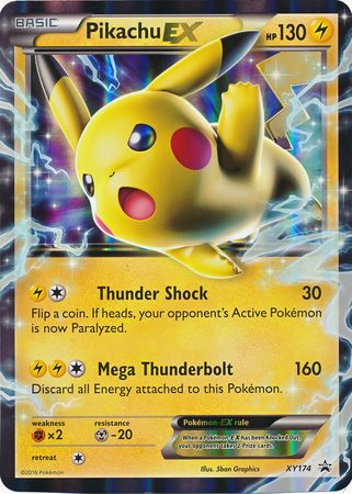 Pikachu EX (XY174) (Jumbo Card) [XY: Black Star Promos] | Tables and Towers