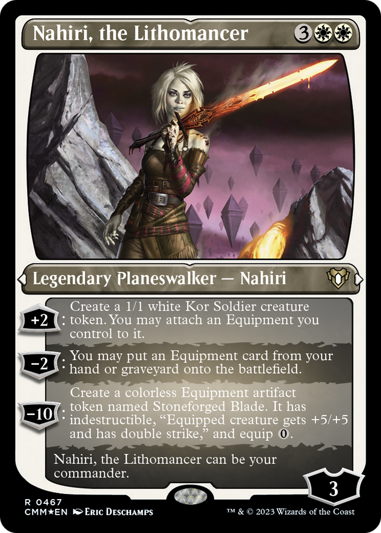 Nahiri, the Lithomancer (Foil Etched) [Commander Masters] | Tables and Towers