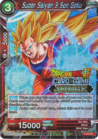 Super Saiyan 3 Son Goku (P-003) [Judge Promotion Cards] | Tables and Towers