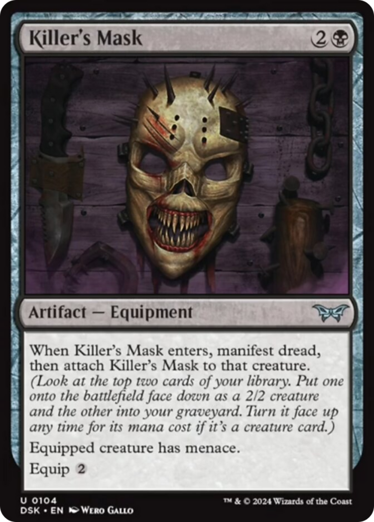 Killer's Mask [Duskmourn: House of Horror] | Tables and Towers