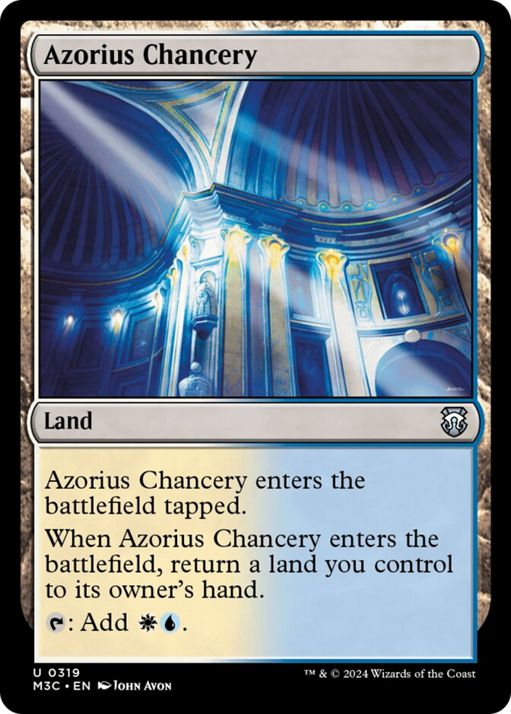 Azorius Chancery [Modern Horizons 3 Commander] | Tables and Towers