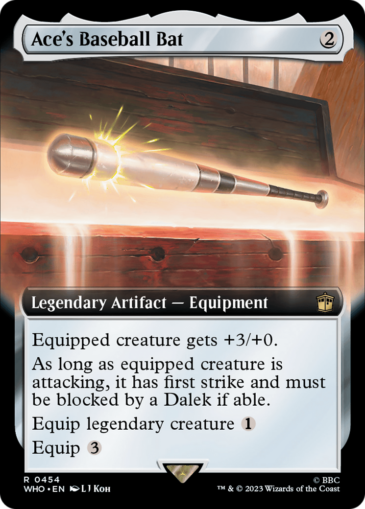 Ace's Baseball Bat (Extended Art) [Doctor Who] | Tables and Towers