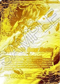 Son Goku & Vegeta // SSB Vegito, Energy Eruption (Championship Final 2019) (Gold Metal Foil) (BT7-025_PR) [Tournament Promotion Cards] | Tables and Towers