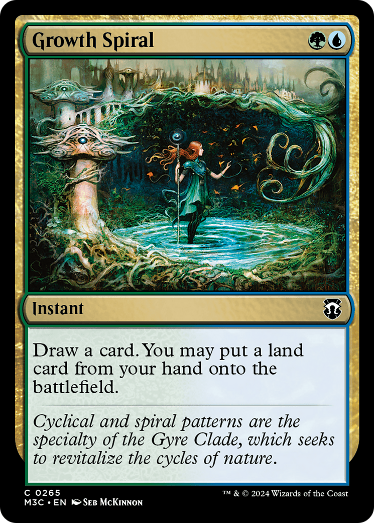 Growth Spiral (Ripple Foil) [Modern Horizons 3 Commander] | Tables and Towers