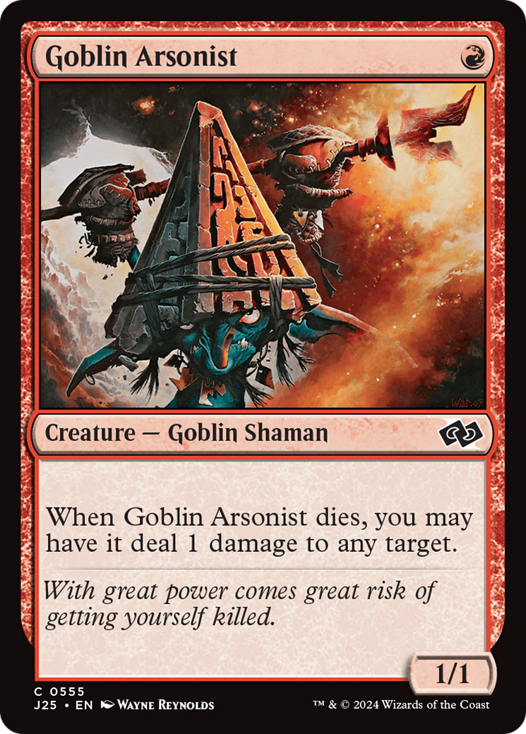 Goblin Arsonist [Foundations Jumpstart] | Tables and Towers