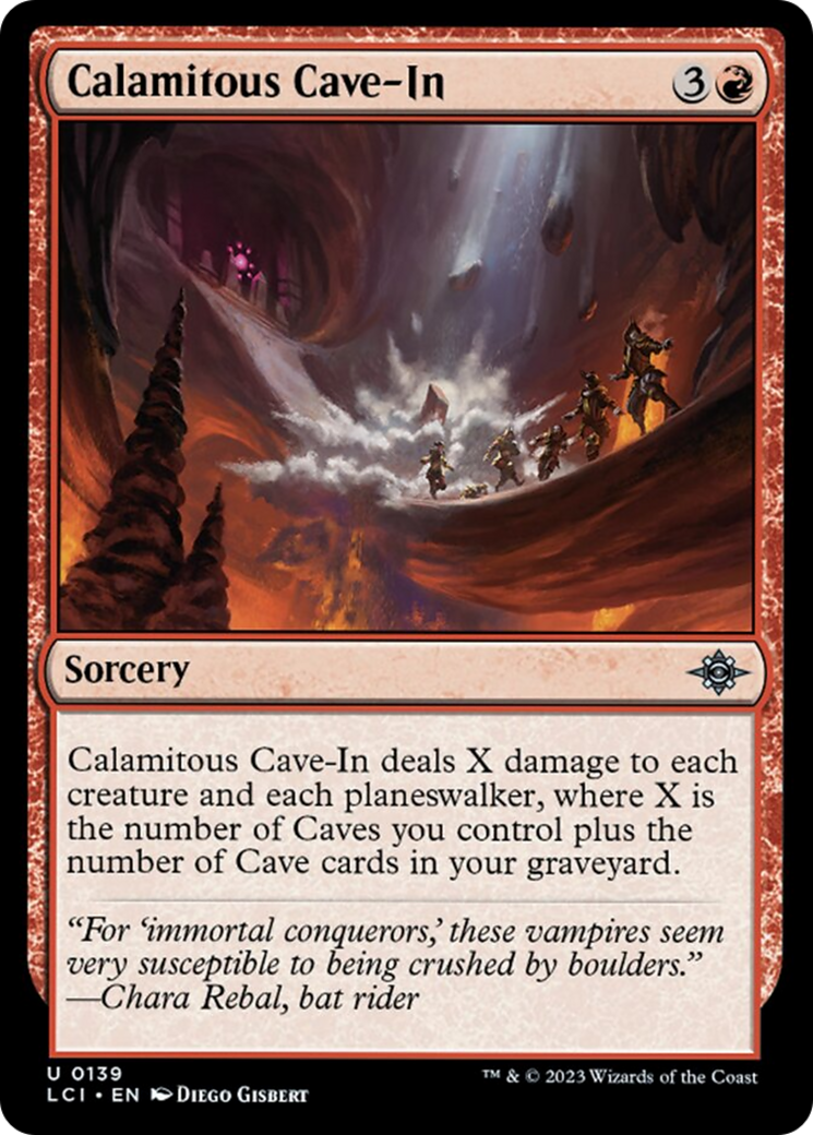 Calamitous Cave-In [The Lost Caverns of Ixalan] | Tables and Towers