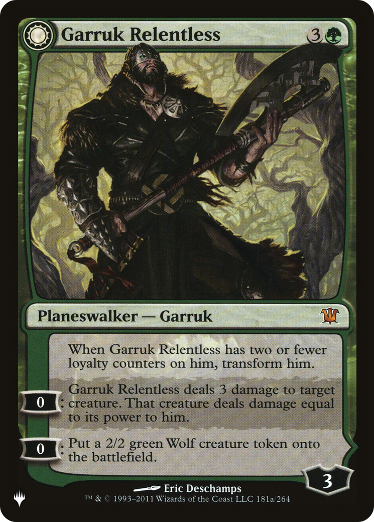 Garruk Relentless // Garruk, the Veil-Cursed [Secret Lair: From Cute to Brute] | Tables and Towers