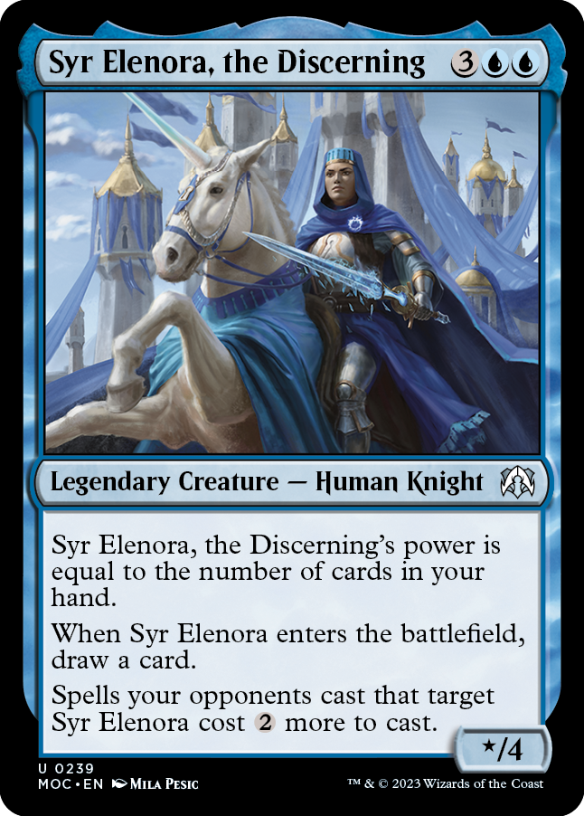 Syr Elenora, the Discerning [March of the Machine Commander] | Tables and Towers