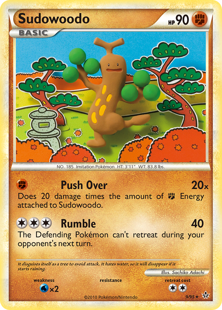 Sudowoodo (9/95) [HeartGold & SoulSilver: Unleashed] | Tables and Towers