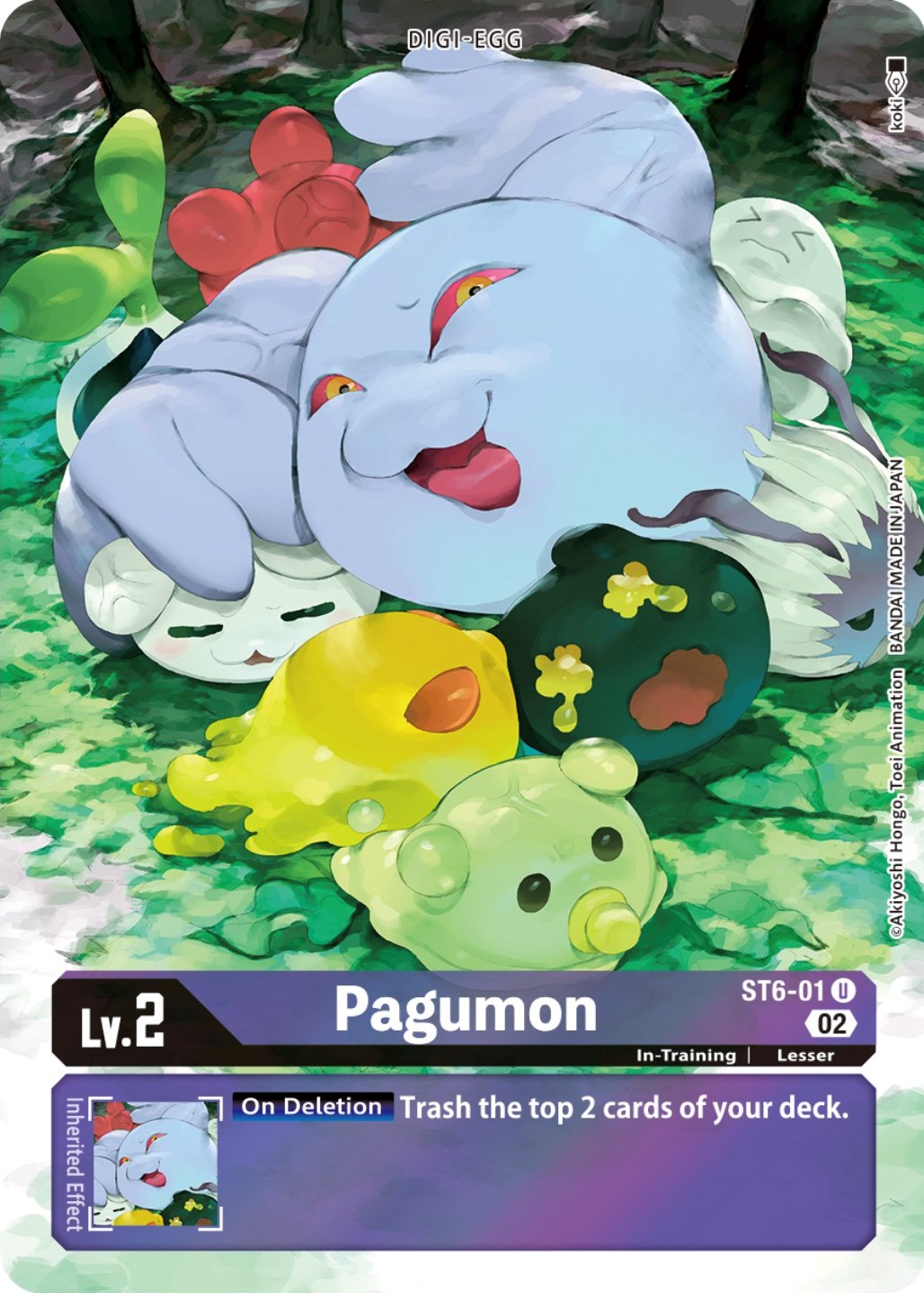 Pagumon [ST6-01] (Alternate Art) [Starter Deck: Beelzemon Advanced Deck Set] | Tables and Towers