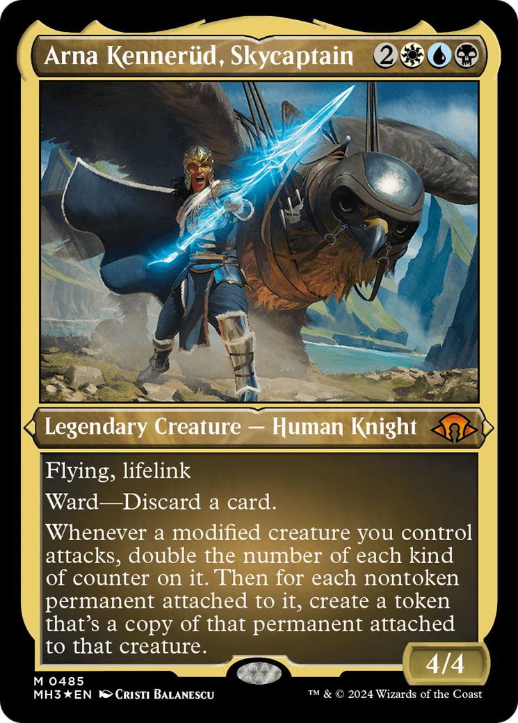 Arna Kennerud, Skycaptain (Foil Etched) [Modern Horizons 3] | Tables and Towers