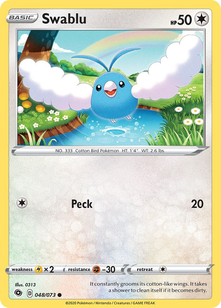 Swablu (048/073) [Sword & Shield: Champion's Path] | Tables and Towers