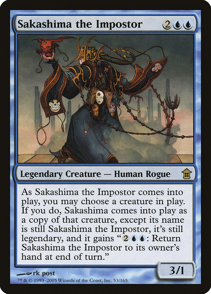 Sakashima the Impostor [Saviors of Kamigawa] | Tables and Towers