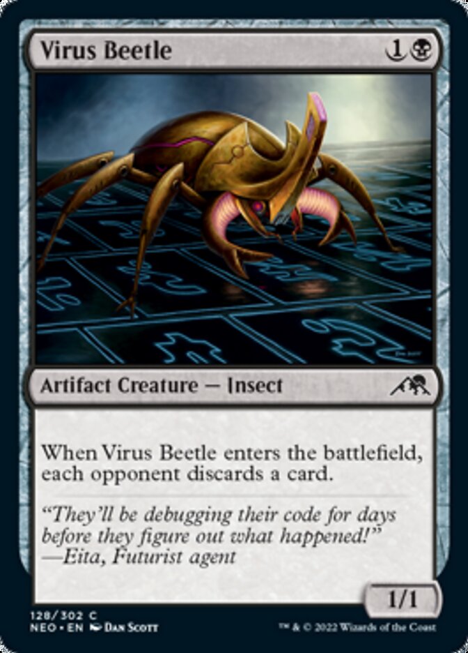 Virus Beetle [Kamigawa: Neon Dynasty] | Tables and Towers