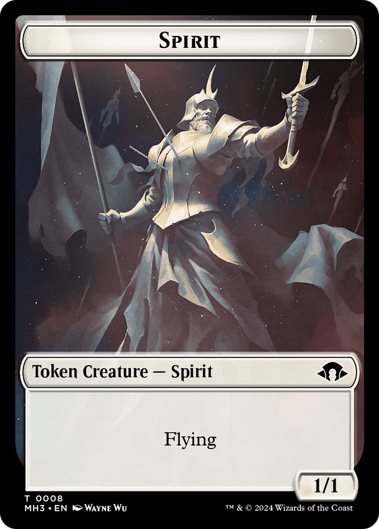 Spirit Token (0008) [Modern Horizons 3 Tokens] | Tables and Towers