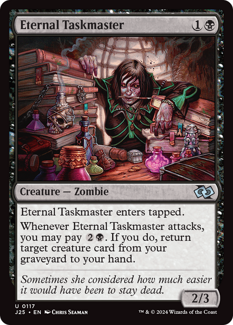 Eternal Taskmaster [Foundations Jumpstart] | Tables and Towers