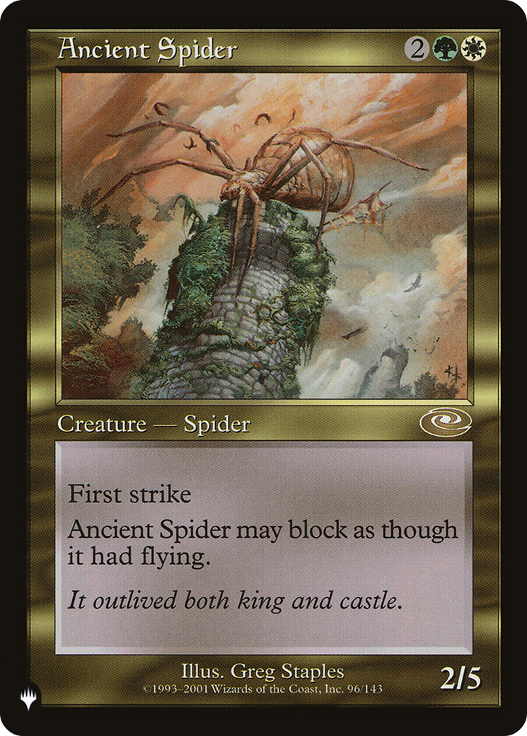 Ancient Spider [The List] | Tables and Towers