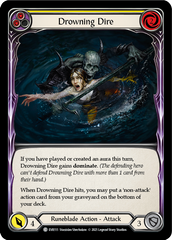 Drowning Dire (Yellow) [EVR111] (Everfest)  1st Edition Rainbow Foil | Tables and Towers