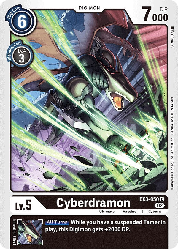 Cyberdramon [EX3-050] [Draconic Roar] | Tables and Towers