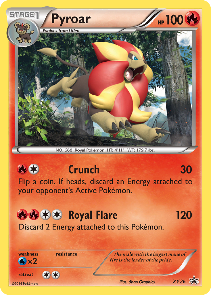 Pyroar (XY26) [XY: Black Star Promos] | Tables and Towers