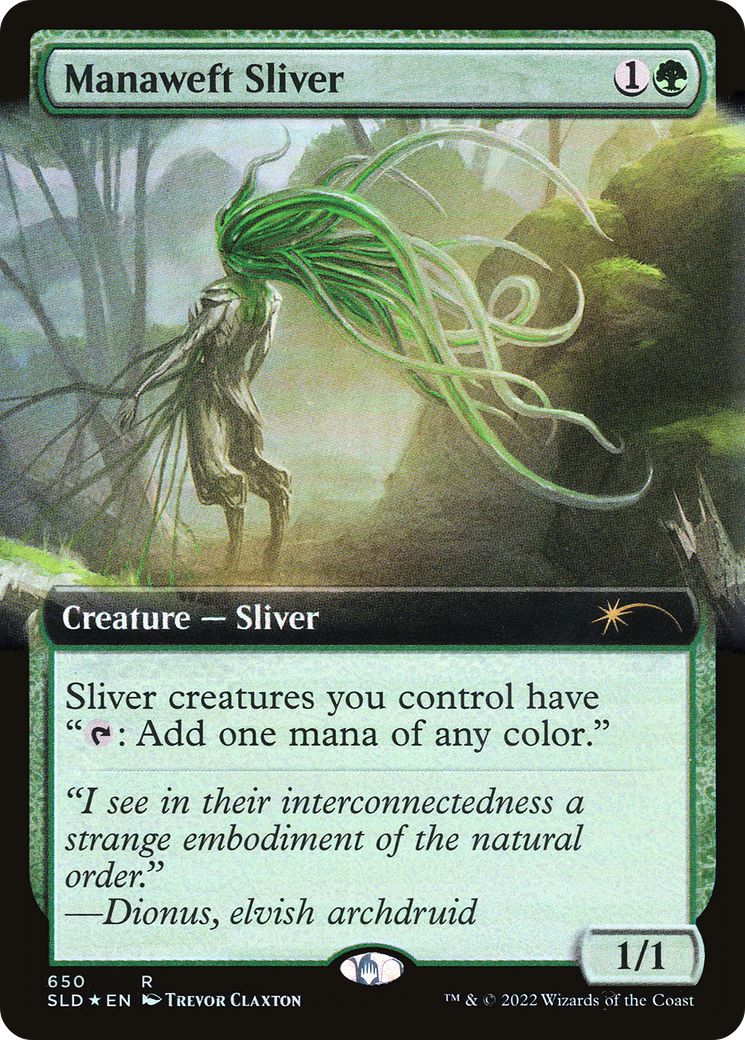 Manaweft Sliver (Extended Art) [Secret Lair Drop Promos] | Tables and Towers