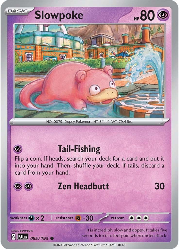 Slowpoke (085/193) [Scarlet & Violet: Paldea Evolved] | Tables and Towers