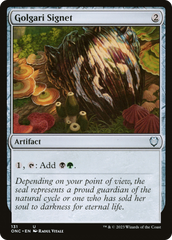 Golgari Signet [Phyrexia: All Will Be One Commander] | Tables and Towers