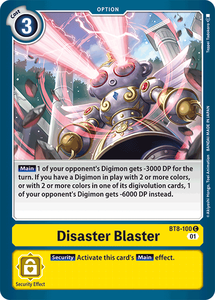 Disaster Blaster [BT8-100] [New Awakening] | Tables and Towers