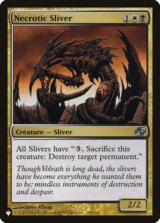 Necrotic Sliver [The List] | Tables and Towers