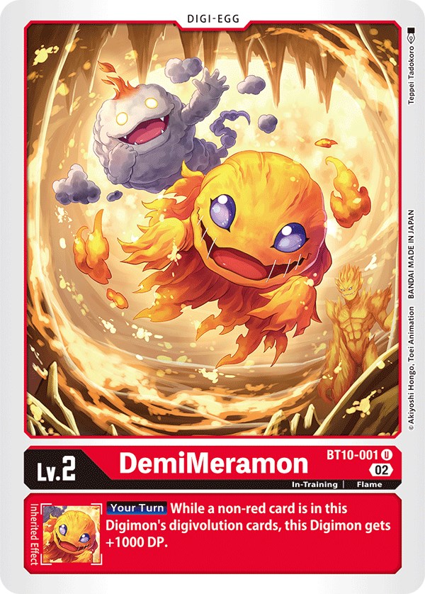 Demimeramon [BT10-001] [Xros Encounter] | Tables and Towers