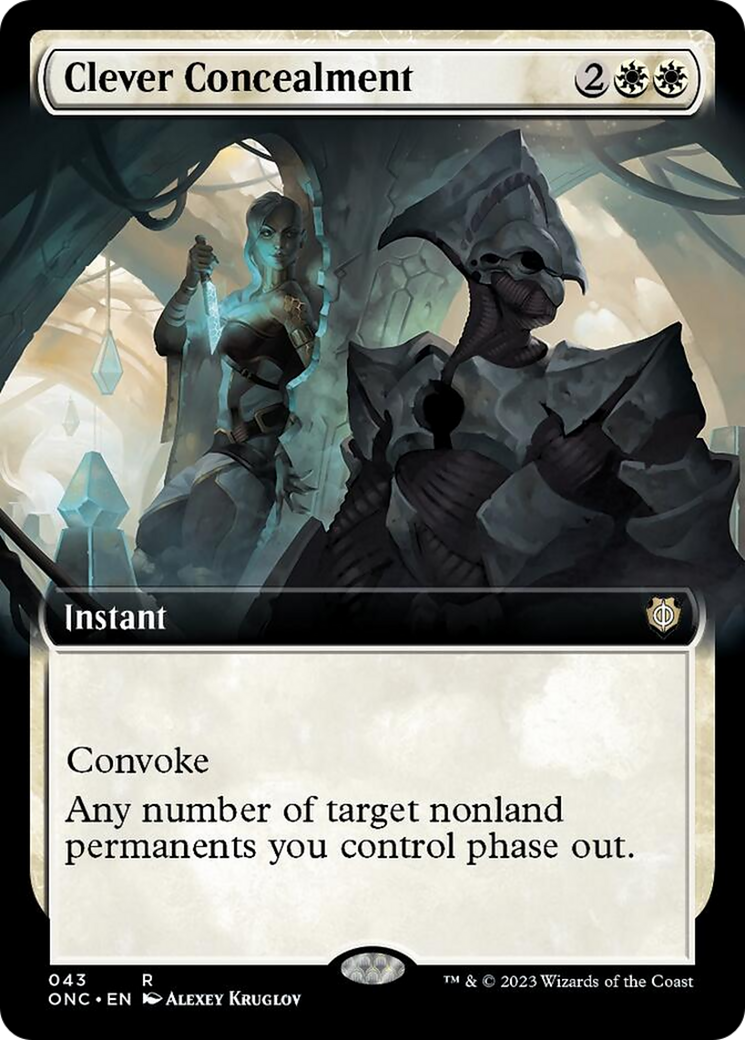 Clever Concealment (Extended Art) [Phyrexia: All Will Be One Commander] | Tables and Towers