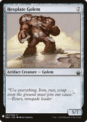 Hexplate Golem [Mystery Booster] | Tables and Towers