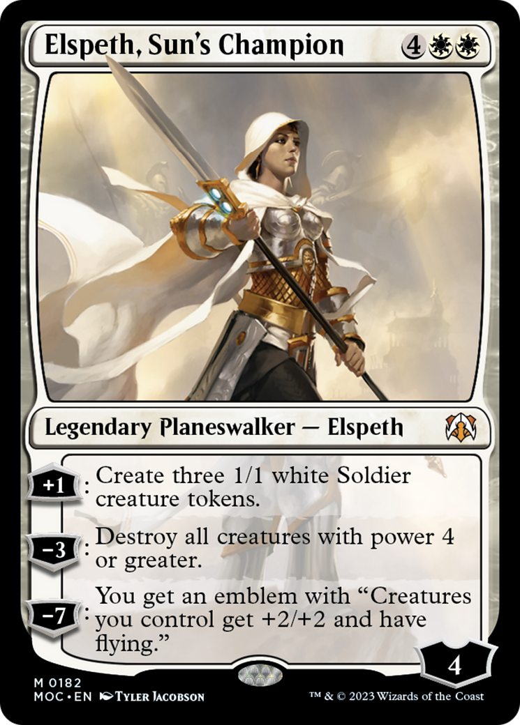 Elspeth, Sun's Champion [March of the Machine Commander] | Tables and Towers