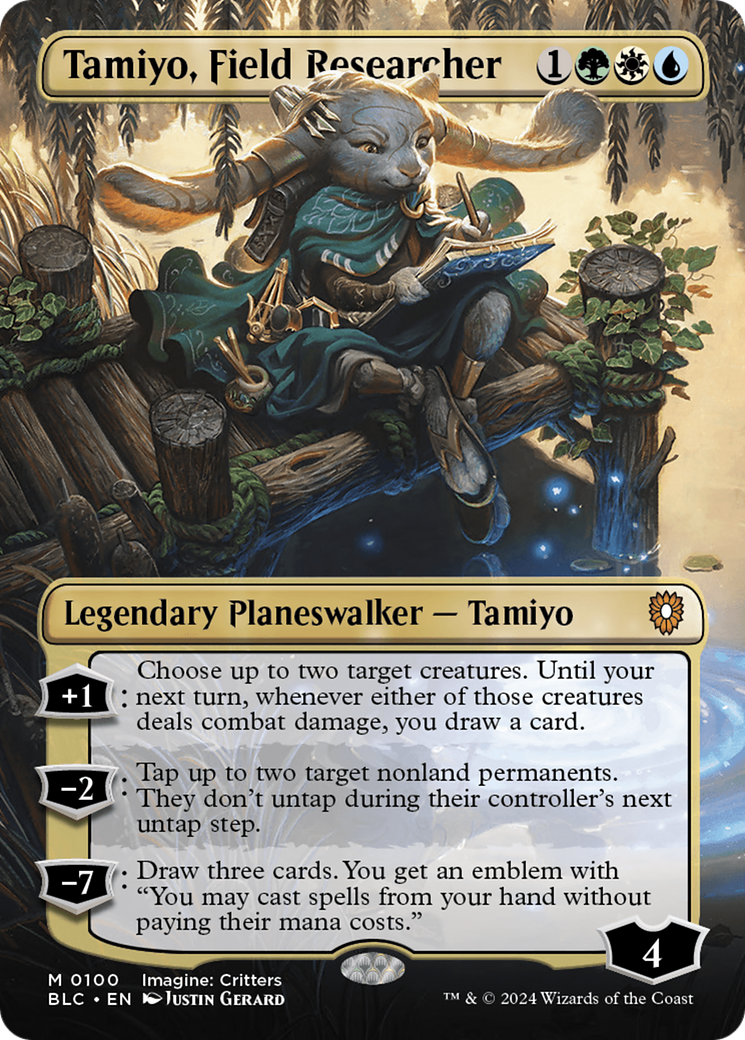 Tamiyo, Field Researcher (Borderless) [Bloomburrow Commander] | Tables and Towers