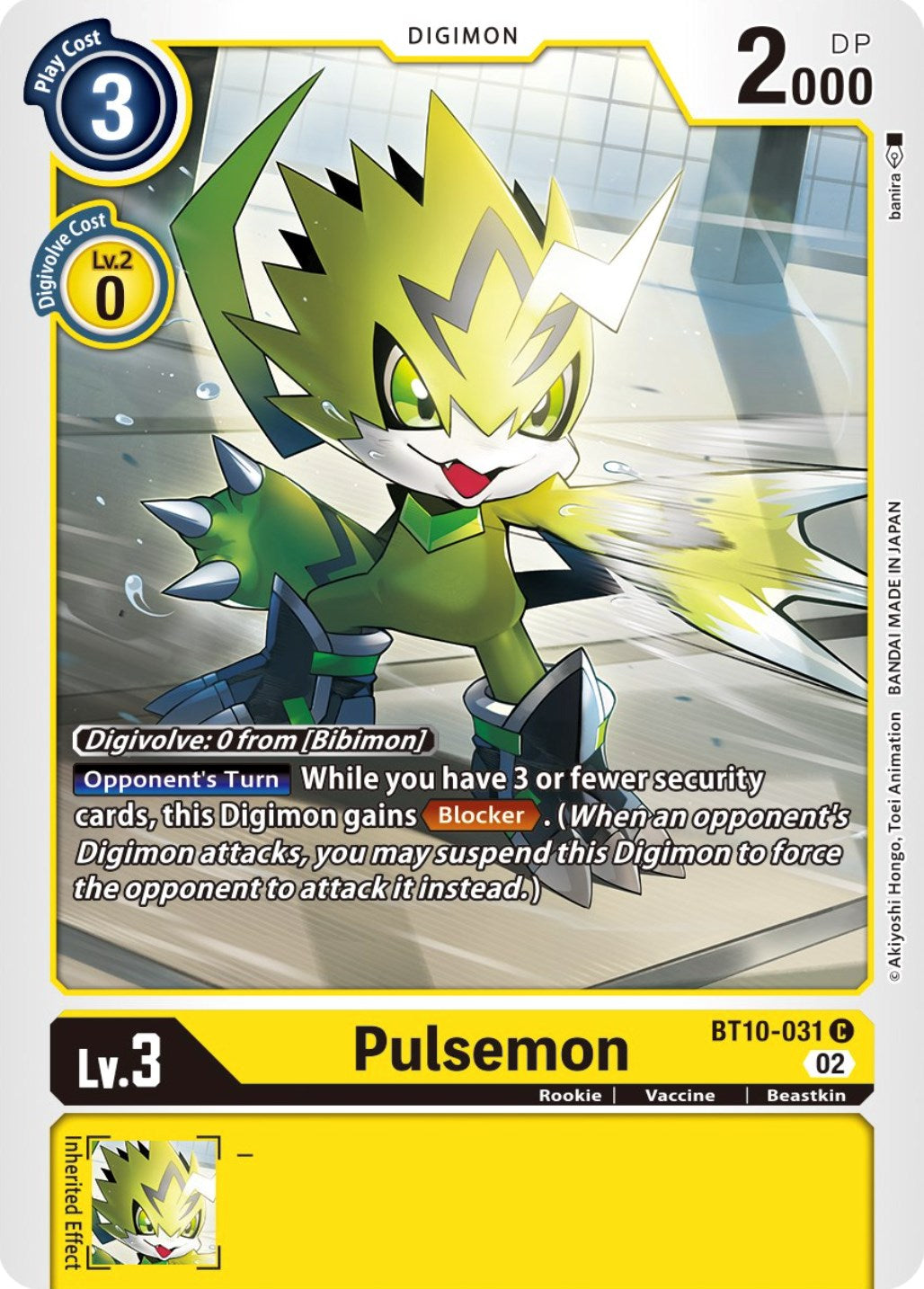 Pulsemon [BT10-031] [Xros Encounter] | Tables and Towers