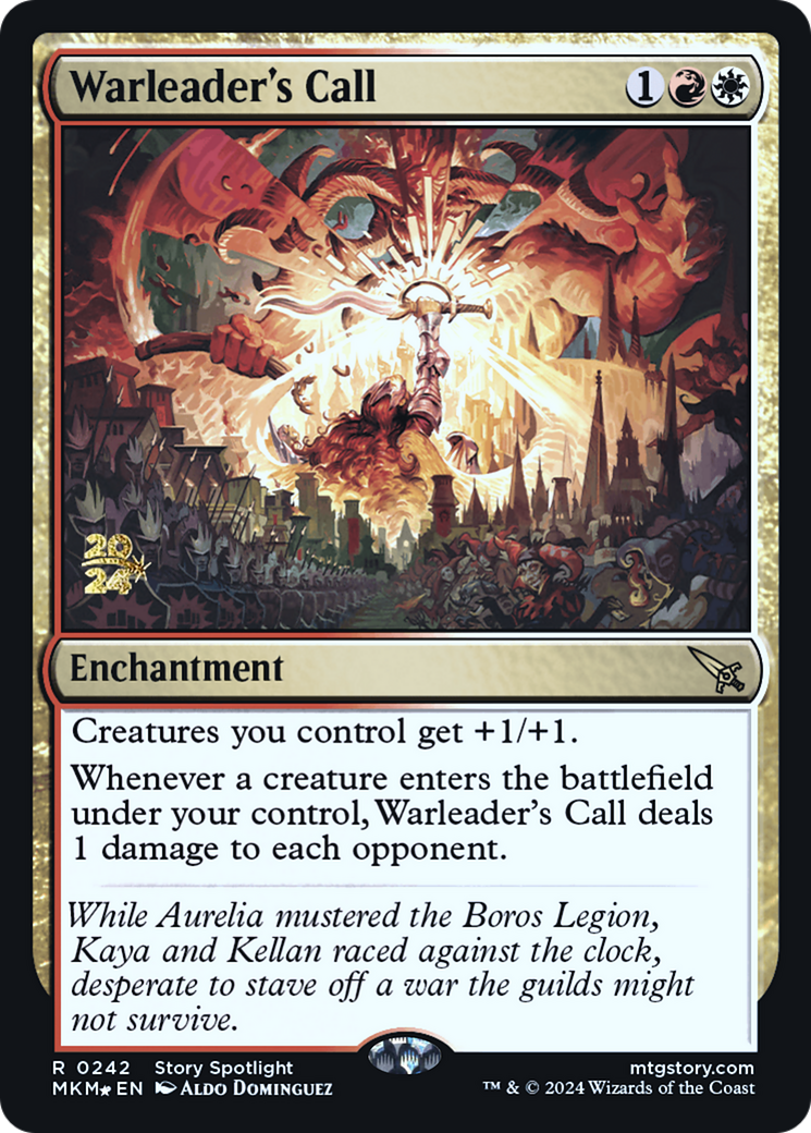 Warleader's Call [Murders at Karlov Manor Prerelease Promos] | Tables and Towers