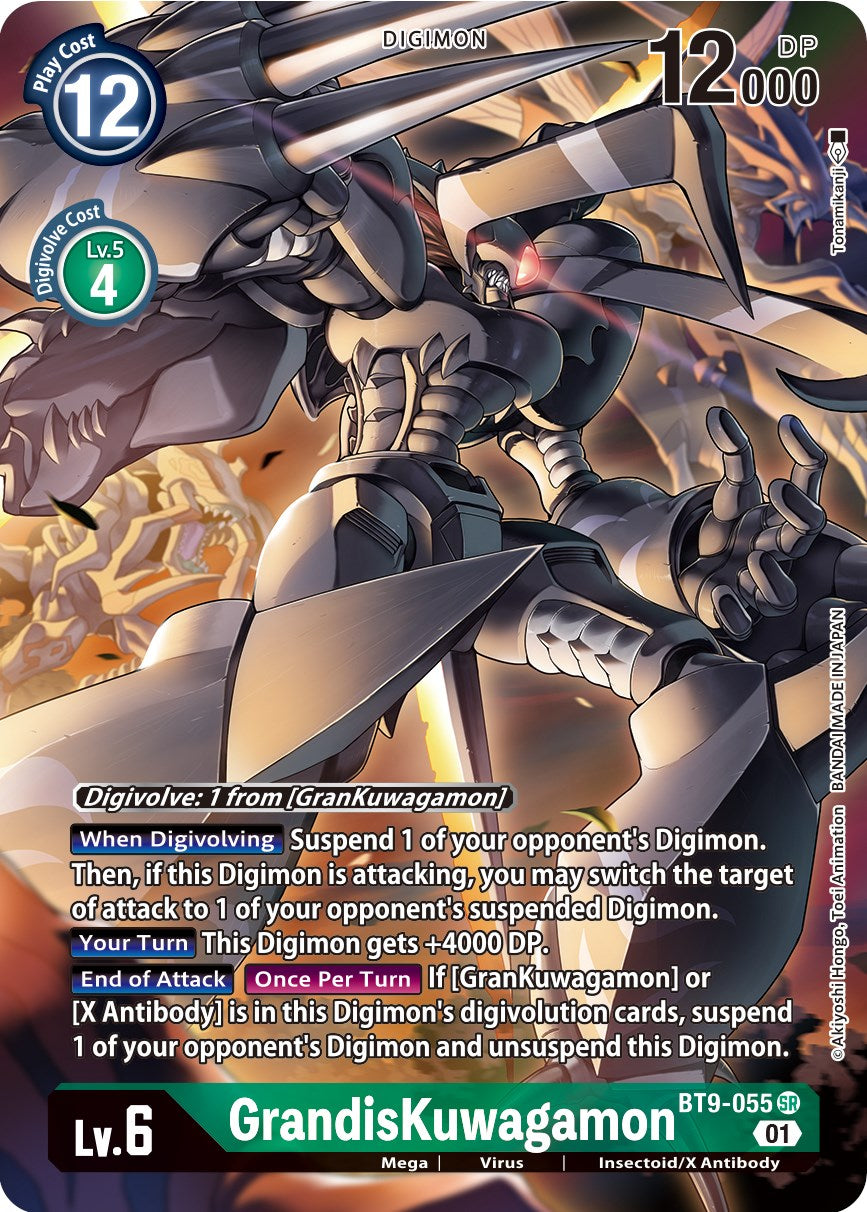 GrandisKuwagamon [BT9-055] (Alternate Art) [X Record] | Tables and Towers