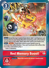 Red Memory Boost! [P-035] [Promotional Cards] | Tables and Towers