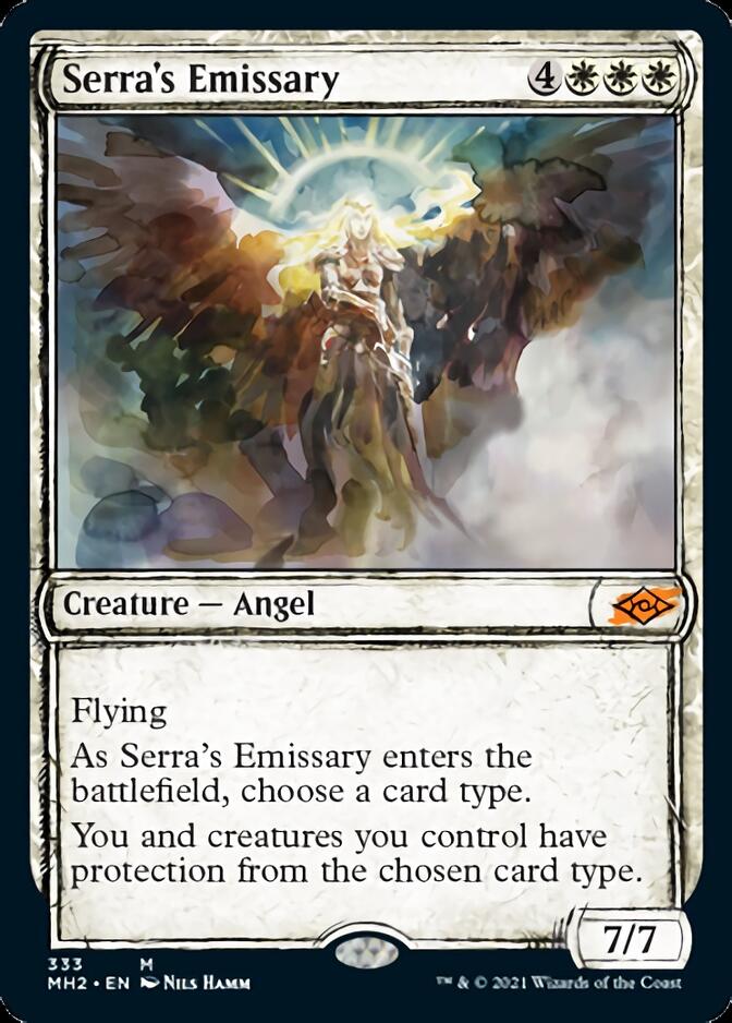 Serra's Emissary (Sketch) [Modern Horizons 2] | Tables and Towers