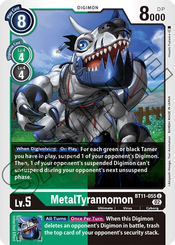 MetalTyrannomon [BT11-055] [Dimensional Phase] | Tables and Towers