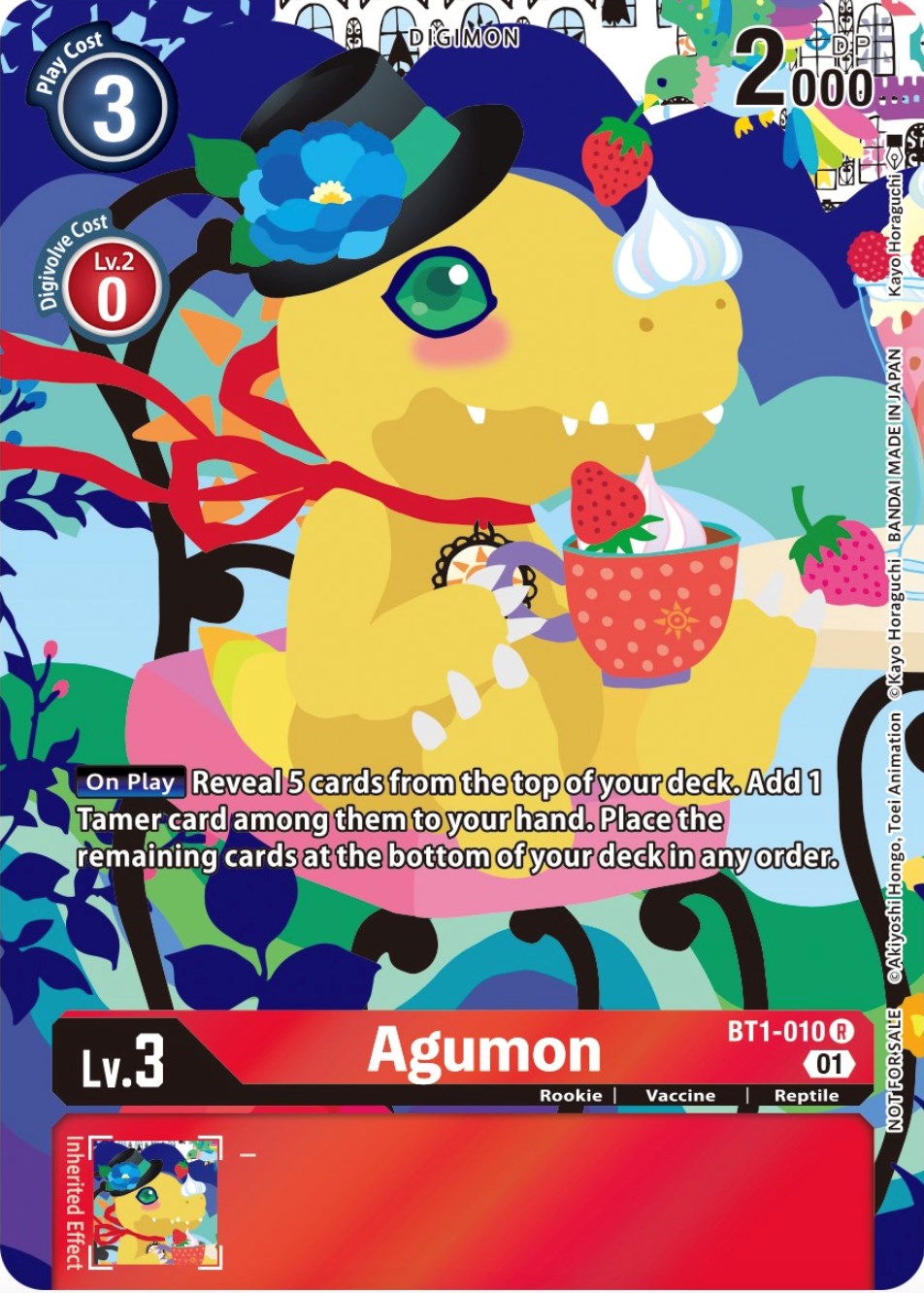 Agumon [BT1-010] (Tamer's Card Set 2 Floral Fun) [Release Special Booster Promos] | Tables and Towers