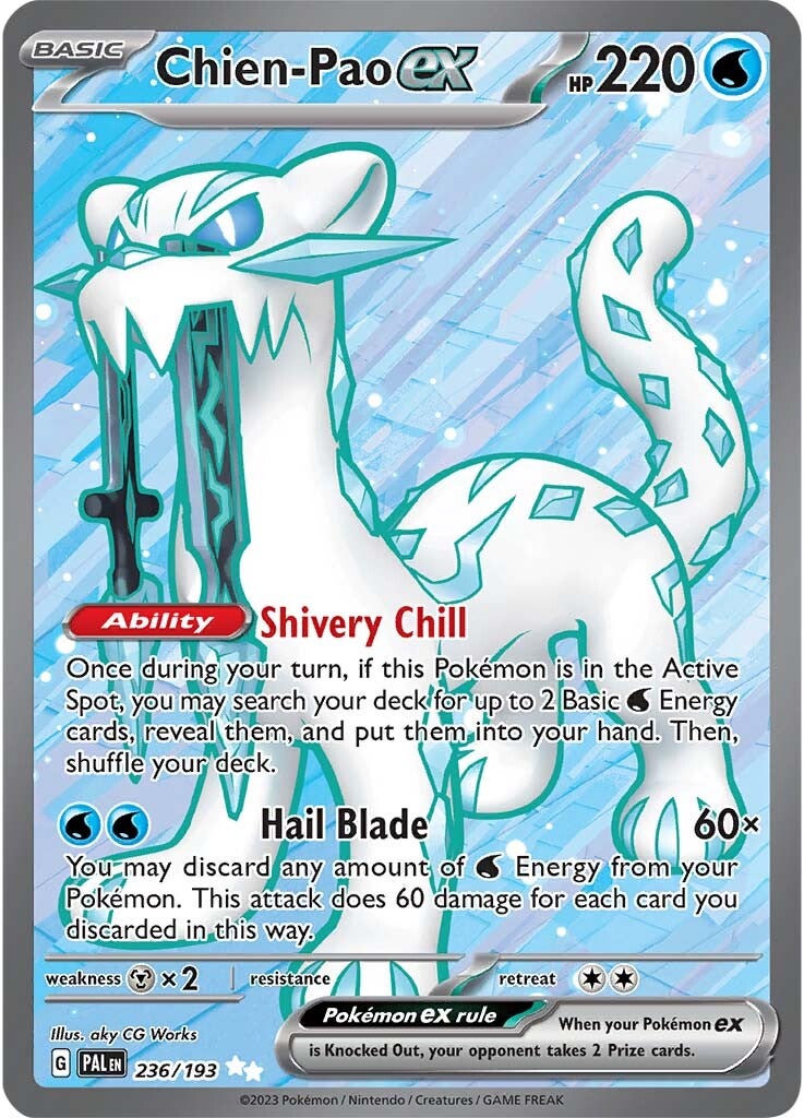 Chien-Pao ex (236/193) [Scarlet & Violet: Paldea Evolved] | Tables and Towers