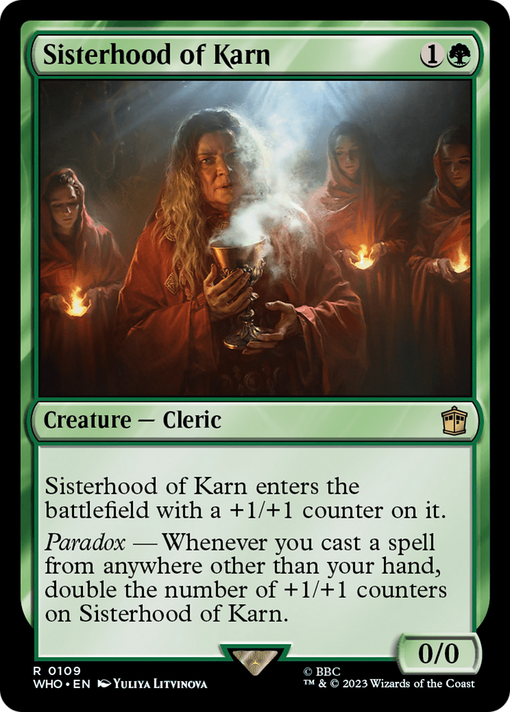 Sisterhood of Karn [Doctor Who] | Tables and Towers