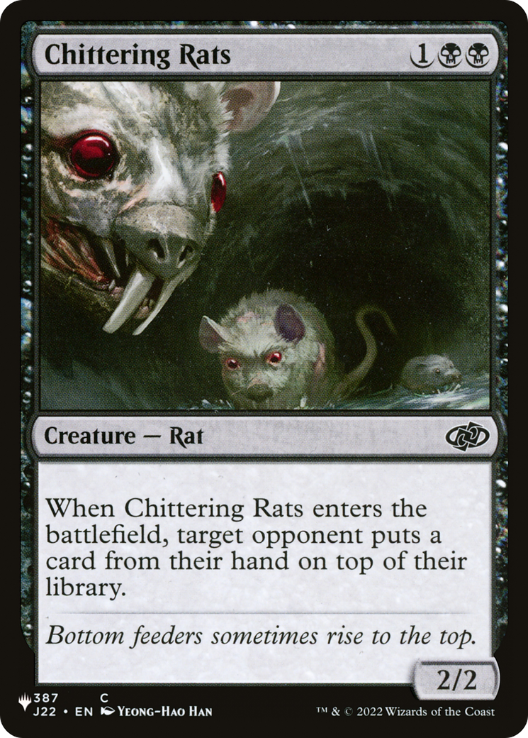 Chittering Rats [The List Reprints] | Tables and Towers