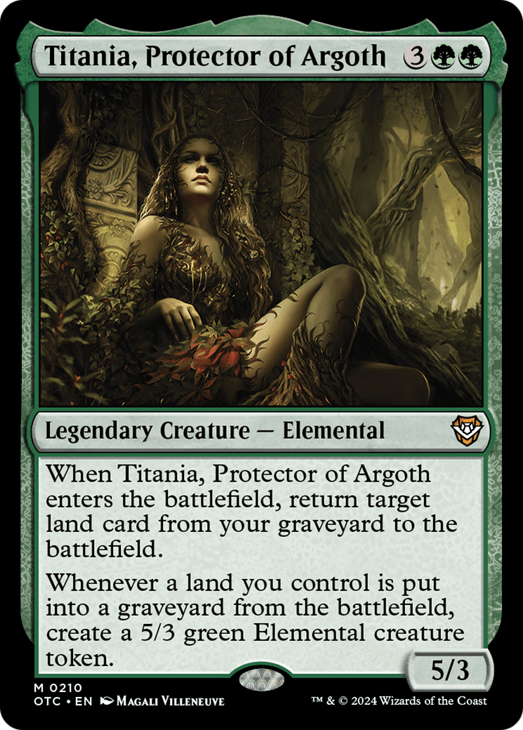 Titania, Protector of Argoth [Outlaws of Thunder Junction Commander] | Tables and Towers