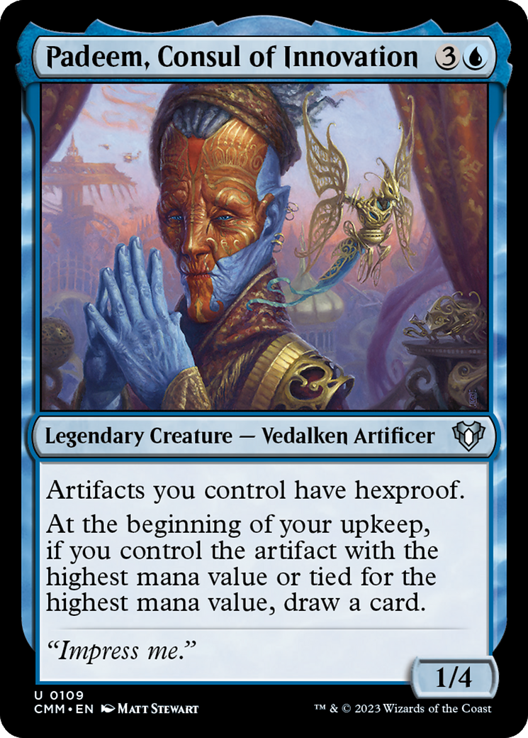 Padeem, Consul of Innovation [Commander Masters] | Tables and Towers