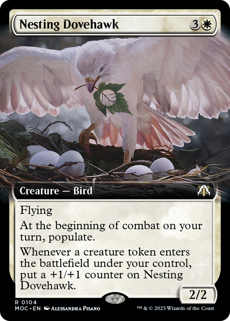 Nesting Dovehawk (Extended Art) [March of the Machine Commander] | Tables and Towers